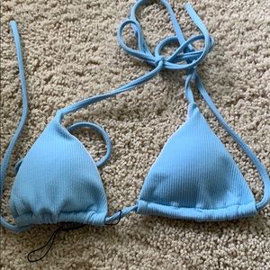 Light blue bathing suit top